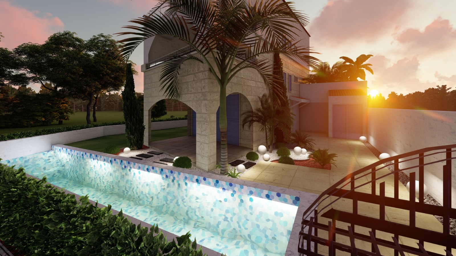 İzmir Çeşme Villa Peyzaj Projesi